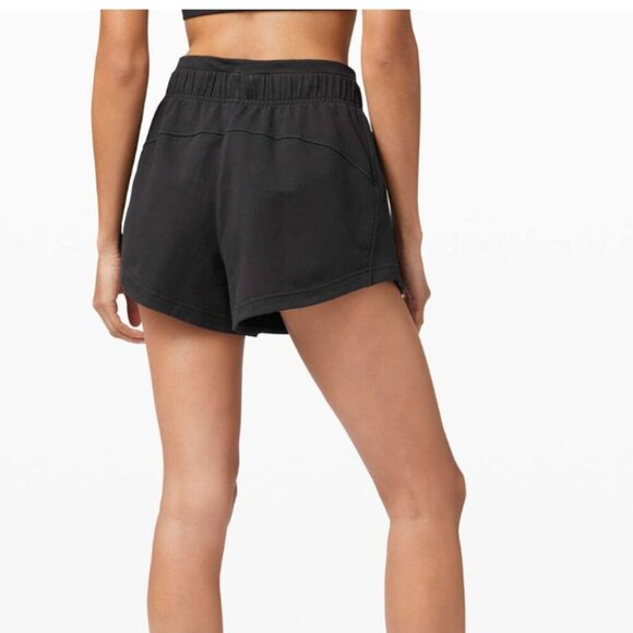 Lululemon Inner Glow Short 3" *Terry Black - Picture 1 of 1